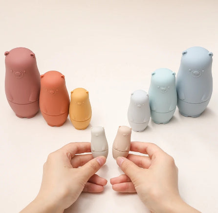 Little Bear Montessori Toys Silicone Baby Teether