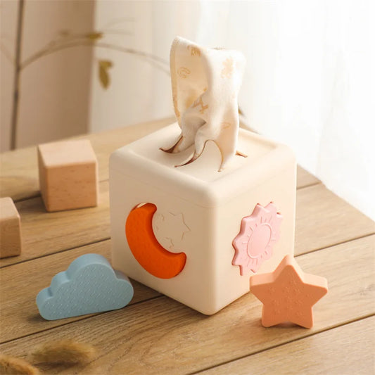 Silicone Teether Puzzle Box